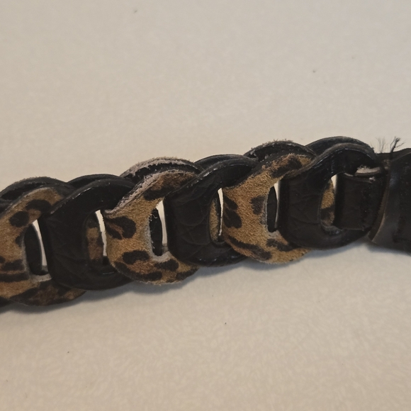 VINTAGE Animal Print Belt - Picture 10 of 11